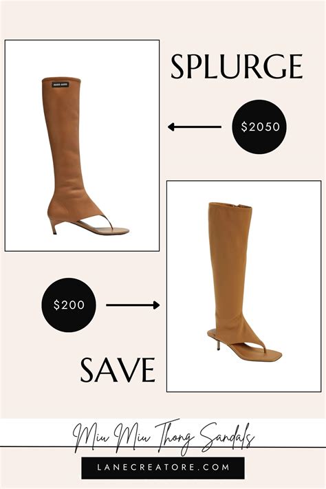 miu miu thong boots dupe|best cheap miumiu inspired boots.